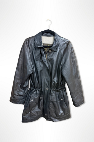 1990s Loro Piana Supple Leather Cashmere Field Jacket Selected By Ritual Vintage