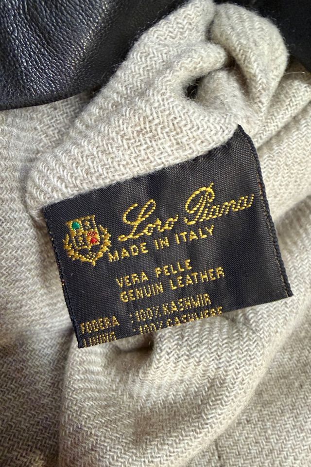 1990s Loro Piana Supple Leather Cashmere Field Jacket Selected By Ritual Vintage #3