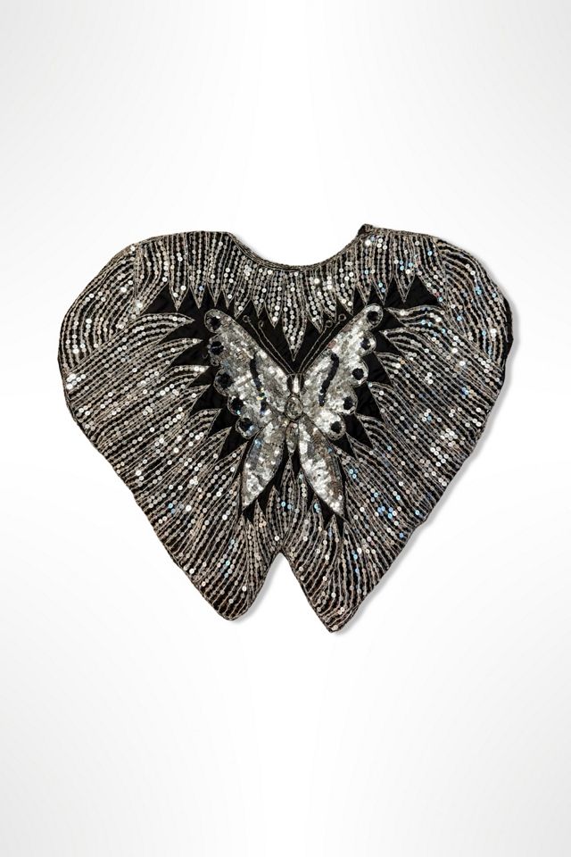 1970s Disco Era Sequin Butterfly Top Selected By Ritual Vintage #1