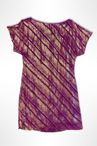 Y2K Trina Turk 1960s Inspired Lurex Mini Dress Selected By Ritual Vintage