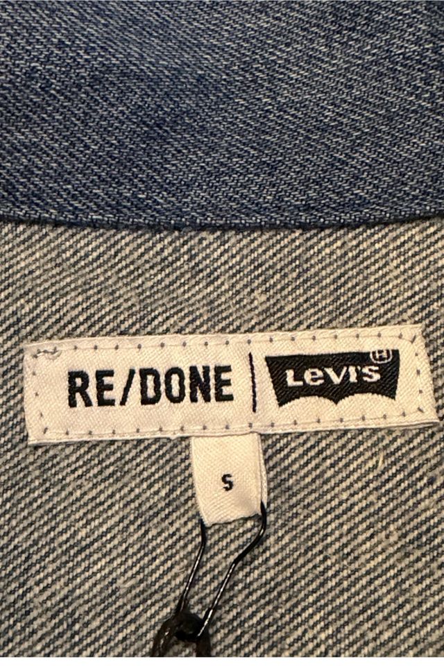 Vintage Reclaimed Levis Re/Done Patchwork Denim Snap Jacket Selected By Ritual Vintage #2