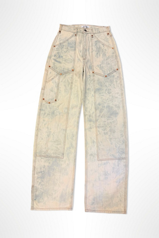 Reclaimed Denim Re/Done Bleached Carpenter Jeans Selected By Ritual Vintage