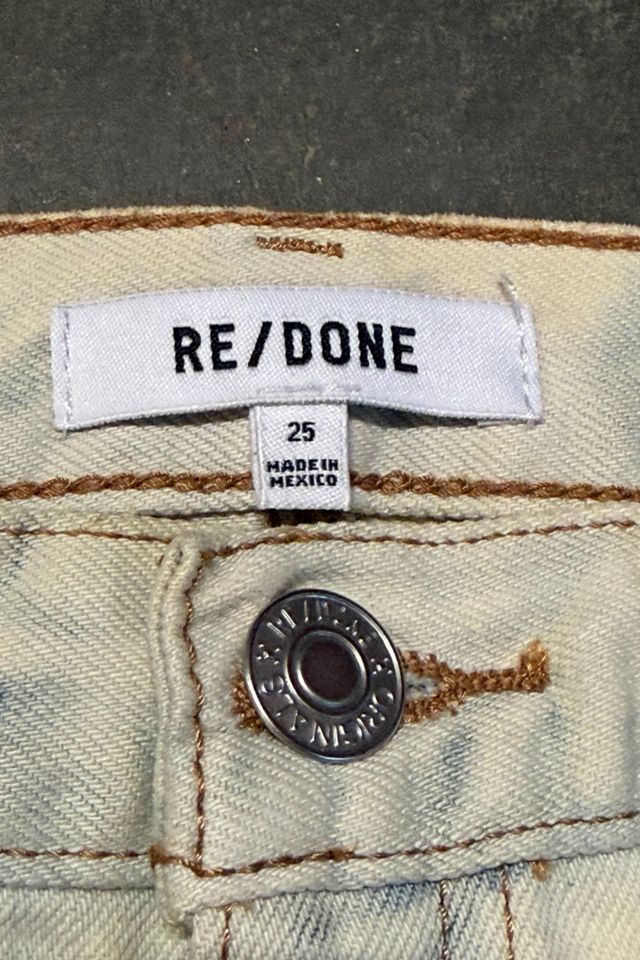 Reclaimed Denim Re/Done Bleached Carpenter Jeans Selected By Ritual Vintage #3