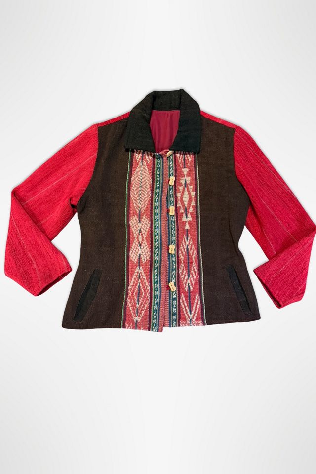 1970s Southwest Blanket Artisan Textile Jacket Selected By Ritual Vintage #3