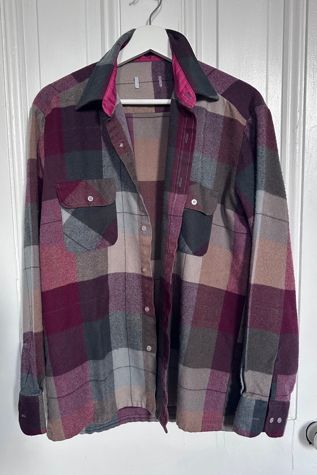 Vintage Soft Jewel Tone Plaid Button-down Shirt Selected by KA.TL.AK