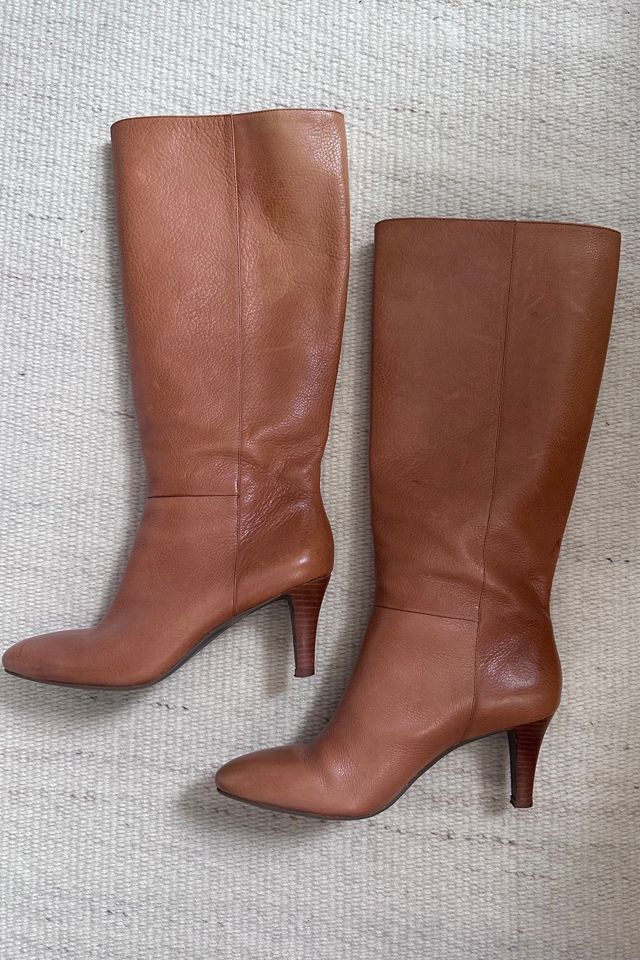 Vintage Brown Leather BR Heeled Boots Selected by KA.TL.AK #3