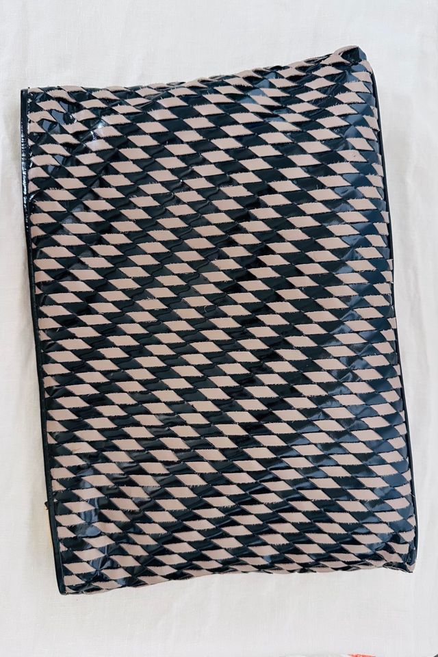 Vintage Meyers Woven Leather Clutch Selected by KA.TL.AK #1