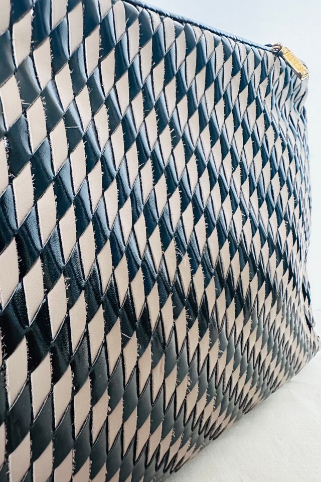 Vintage Meyers Woven Leather Clutch Selected by KA.TL.AK #2