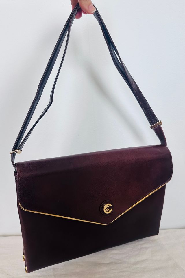 Vintage Peruzzi Florence Leather Folio Envelope Bag with Adjustable Strap Selected by KA.TL.AK #1