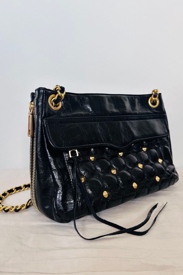 Rebecca Minkoff Leather Quilted and Studded Purse Selected by KA.TL.AK #1