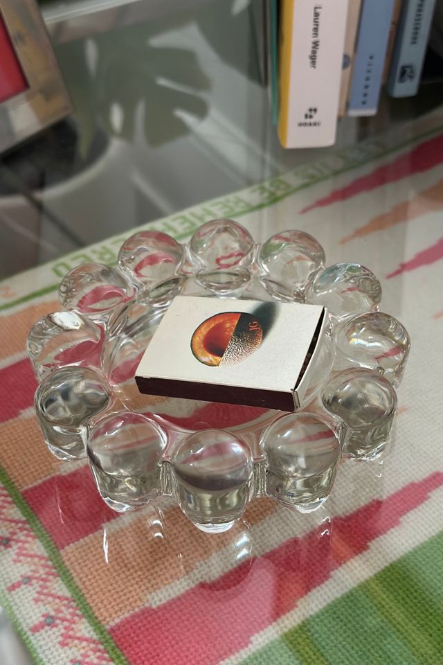 Vintage Anchor Hocking Nova Boopie Bubble Glass Ashtray Selected by KA.TL.AK #3