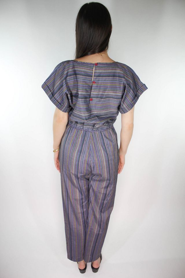 1970s Young Edwardian Arpeja Striped Jumpsuit Selected By Moons + Junes Vintage #1