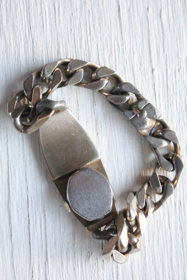 1950s Pierre Le Blanc 17-Jewel Silver Link Chain Watch Selected By Moons + Junes Vintage #3