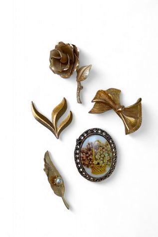 Vintage Mid-Century Heirloom Brooch Set Collection Selected by SharpLilTeeth