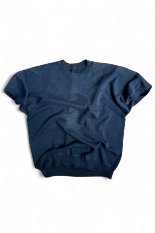 Vintage 1960s Distressed Short Sleeve Sweatshirt Selected by SharpLilTeeth