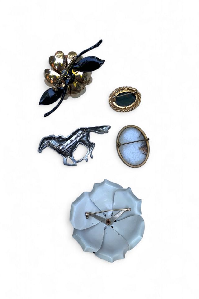 Vintage Mid-Century Equestrian Pin Collection Set Selected by SharpLilTeeth #1