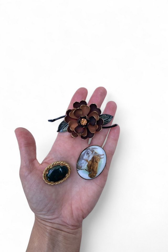 Vintage Mid-Century Equestrian Pin Collection Set Selected by SharpLilTeeth #3