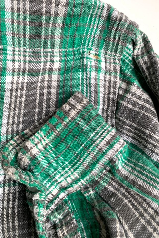 Vintage 1950-60s Cotton Flannel Work Shirt Selected by SharpLilTeeth #3