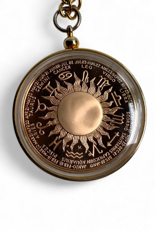 Vintage Statement Aquarius Zodiac Pendant Selected by SharpLilTeeth #2