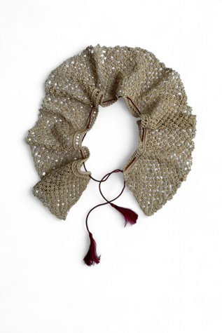 Vintage 1930s Handmade Crochet Collar Selected by SharpLilTeeth