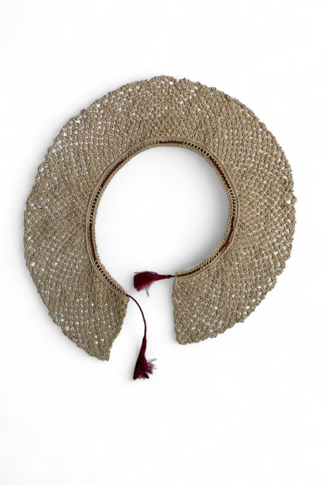 Vintage 1930s Handmade Crochet Collar Selected by SharpLilTeeth #2