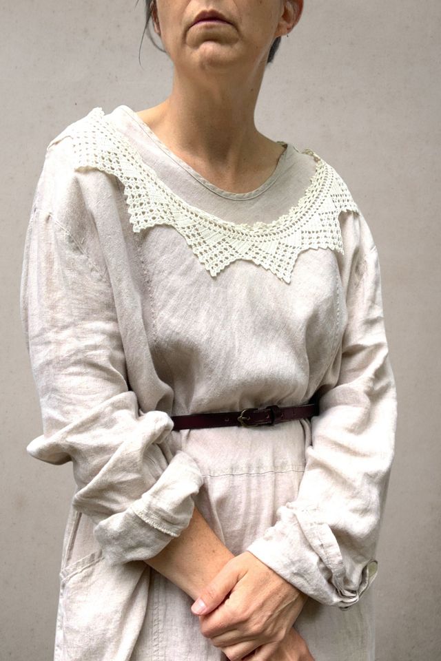 Vintage Handmade Crochet Star Collar Selected by SharpLilTeeth #2