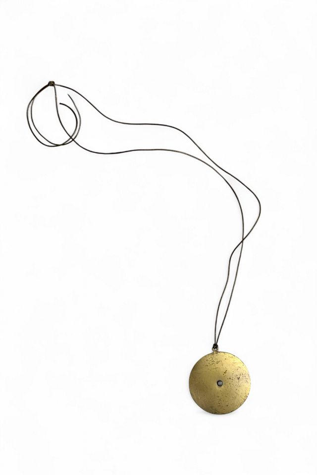 Vintage 1970s Scorpio Zodiac Pendant on Leather Cord Selected by SharpLilTeeth #2