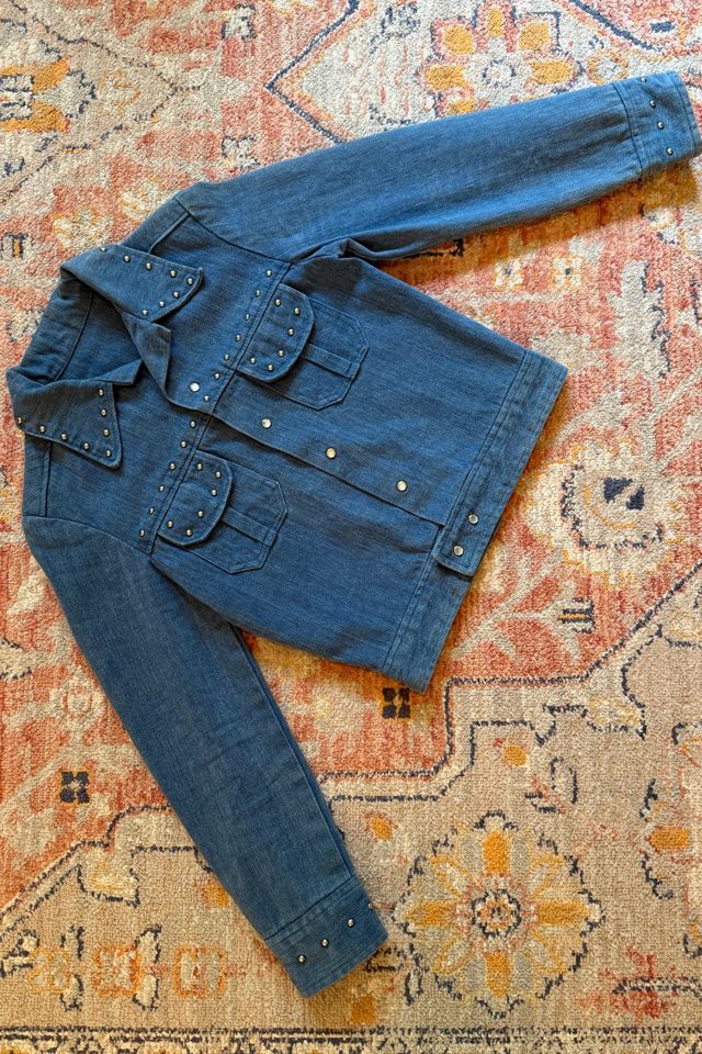 Vintage 1970s Handmade Embroidered Horse Studded Jacket Selected by Two Vintage Twins #3