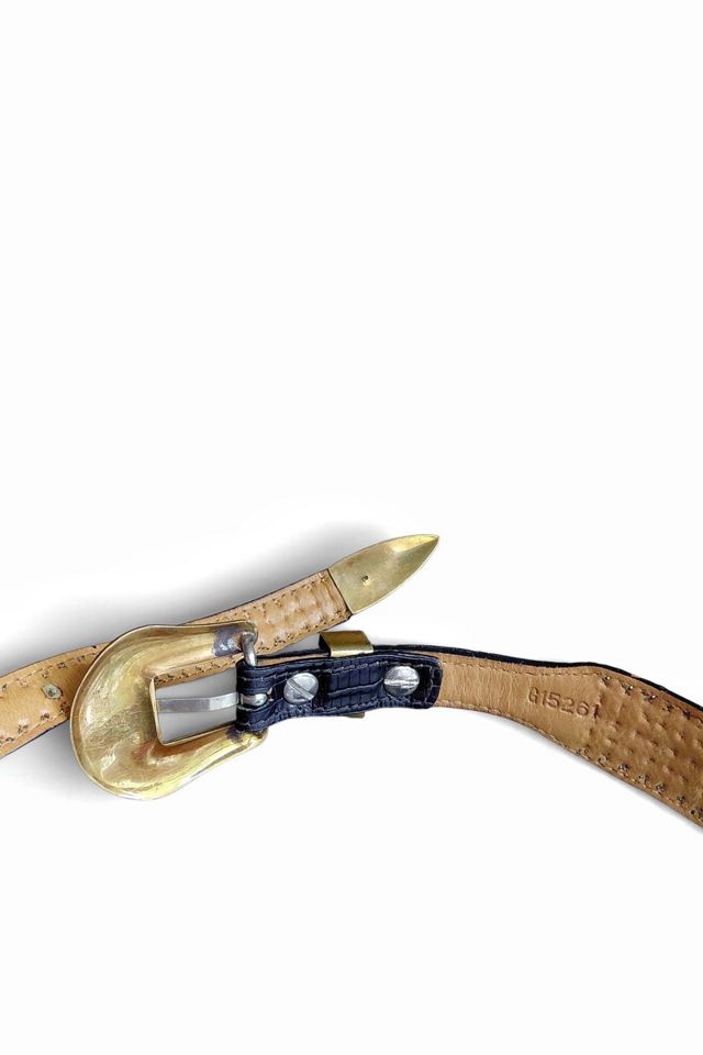 1980's Western Studded Leather Belt Selected by Garbage Soup #3