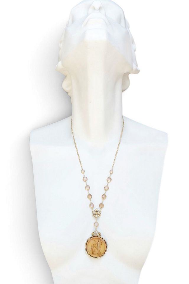 Venus and Cupid Intaglio Necklace Selected by Garbage Soup #1