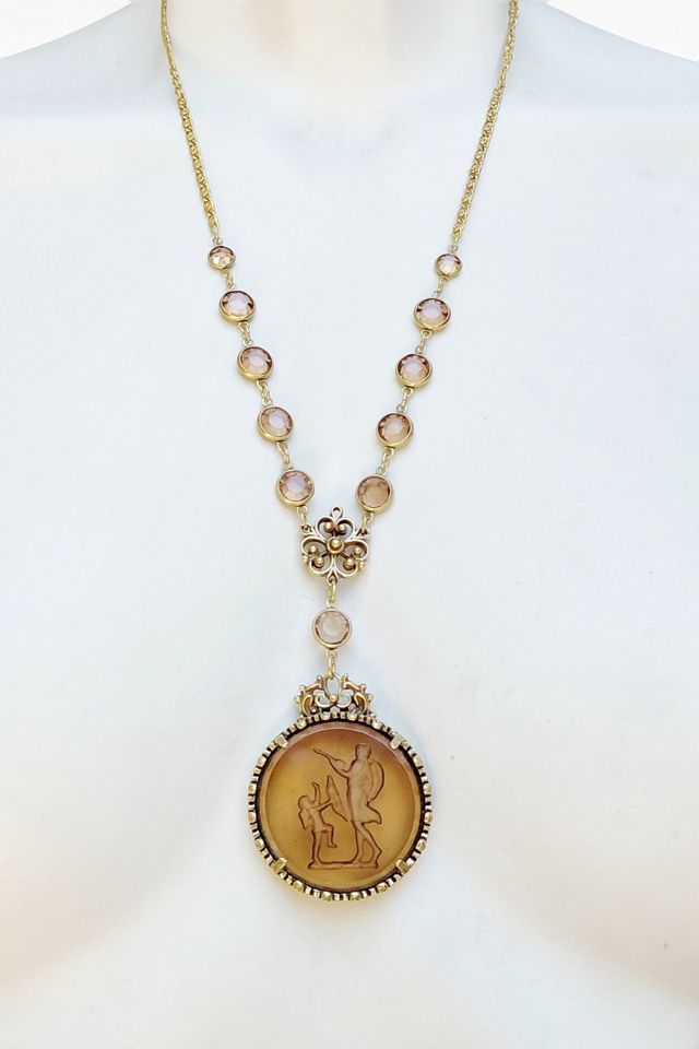 Venus and Cupid Intaglio Necklace Selected by Garbage Soup #3