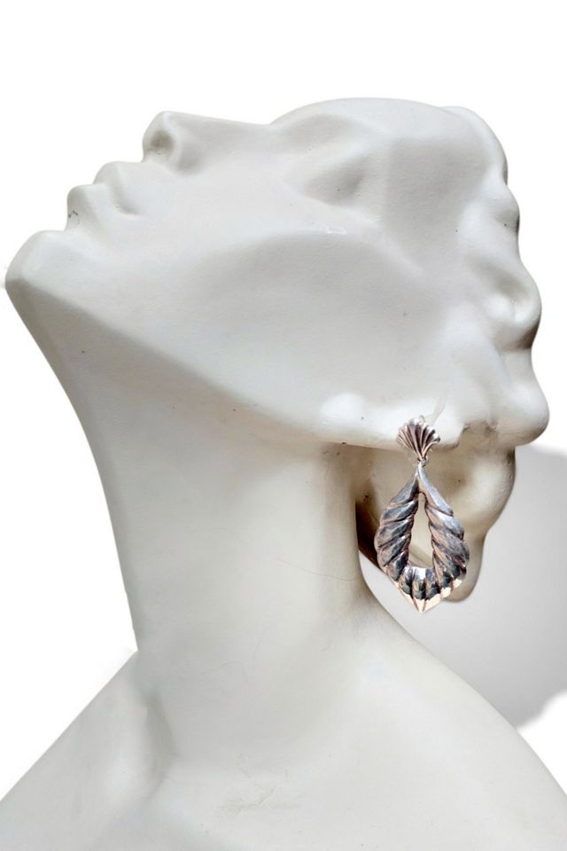 Italian Vintage Sterling Silver Earrings Selected by Garbage Soup #1