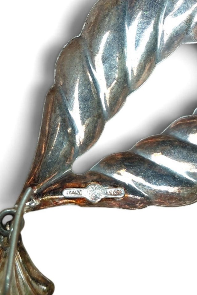 Italian Vintage Sterling Silver Earrings Selected by Garbage Soup #2