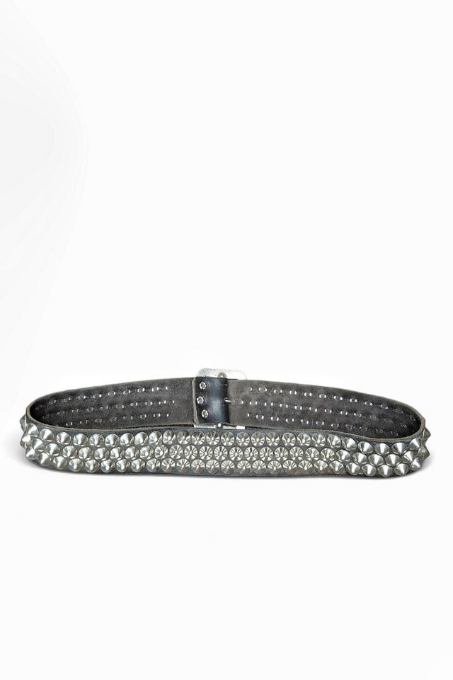 1980's Cone Studded Leather Belt Selected by Garbage Soup #3