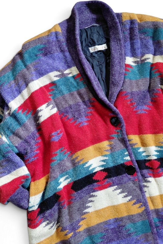 Vintage Southwest Oversized Knit Cardigan Selected by Garbage Soup #2