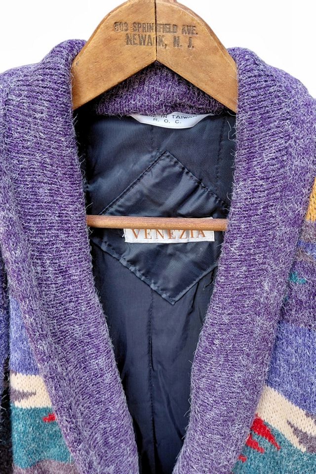 Vintage Southwest Oversized Knit Cardigan Selected by Garbage Soup #3