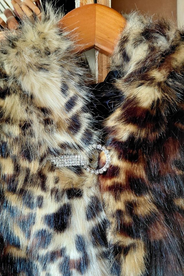 Pamela McCoy 1990's Hooded Faux Fur Coat Selected by Garbage Soup #1