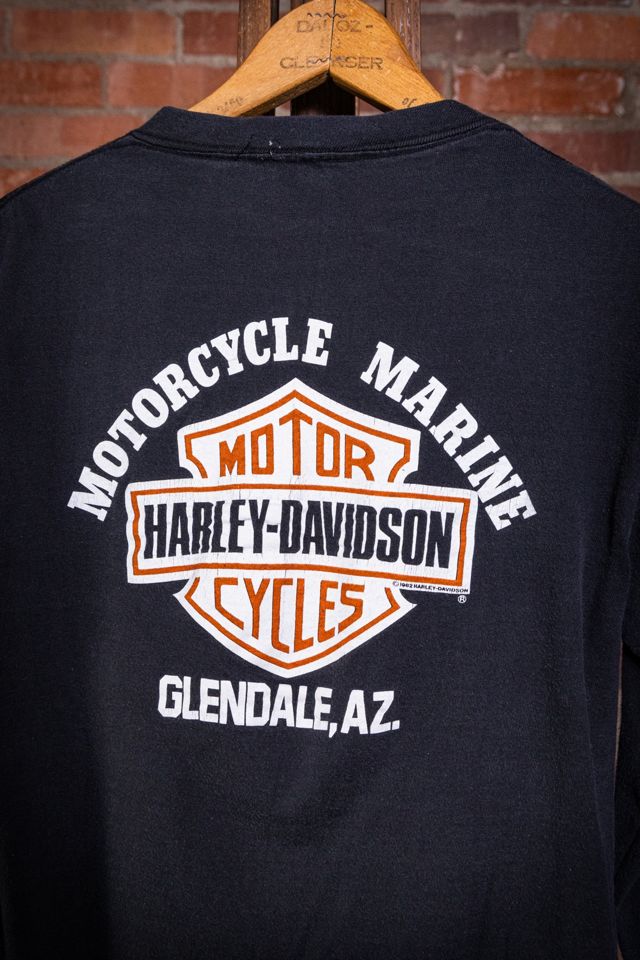 Vintage 80s Harley Davidson V-Twin T Shirt Selected by Black Shag Vintage #3