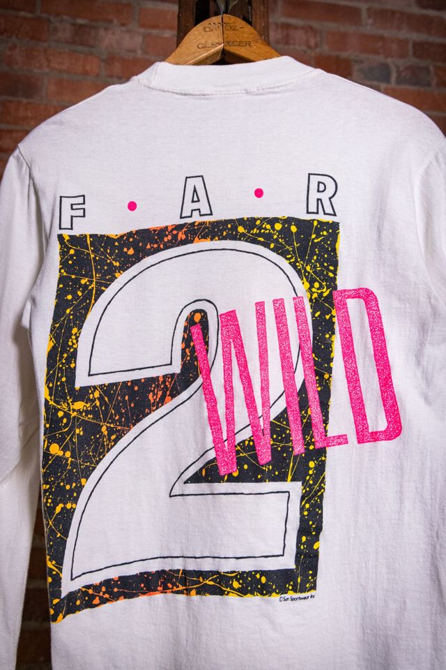Vintage 80s Far 2 Wild Long Sleeve T Shirt Selected by Black Shag Vintage #3