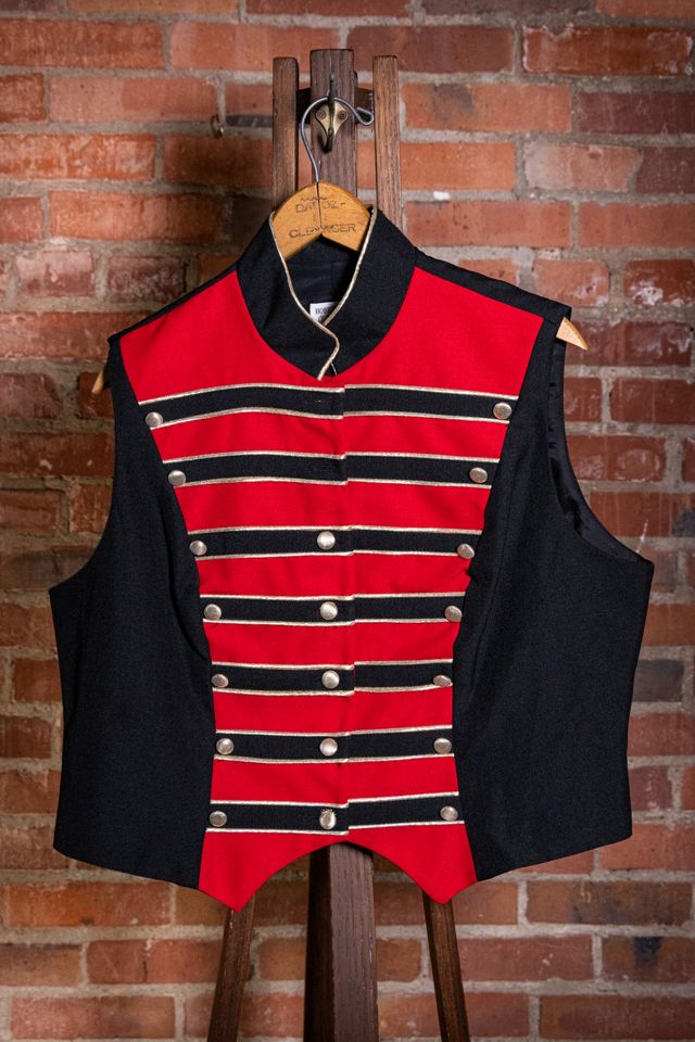 Vintage Hobby Horse Red and Black Vest Selected by Black Shag Vintage #1