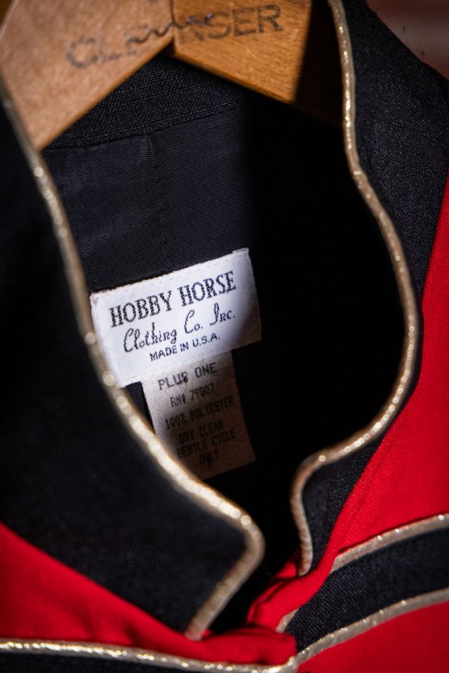 Vintage Hobby Horse Red and Black Vest Selected by Black Shag Vintage #2