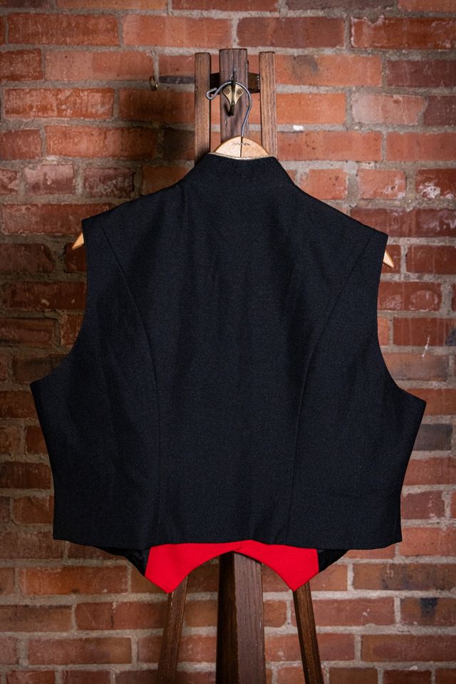 Vintage Hobby Horse Red and Black Vest Selected by Black Shag Vintage #3
