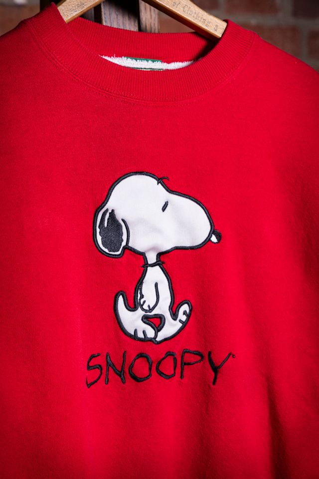 Vintage 80s Snoopy Red Sweatshirt Selected by Black Shag Vintage #2