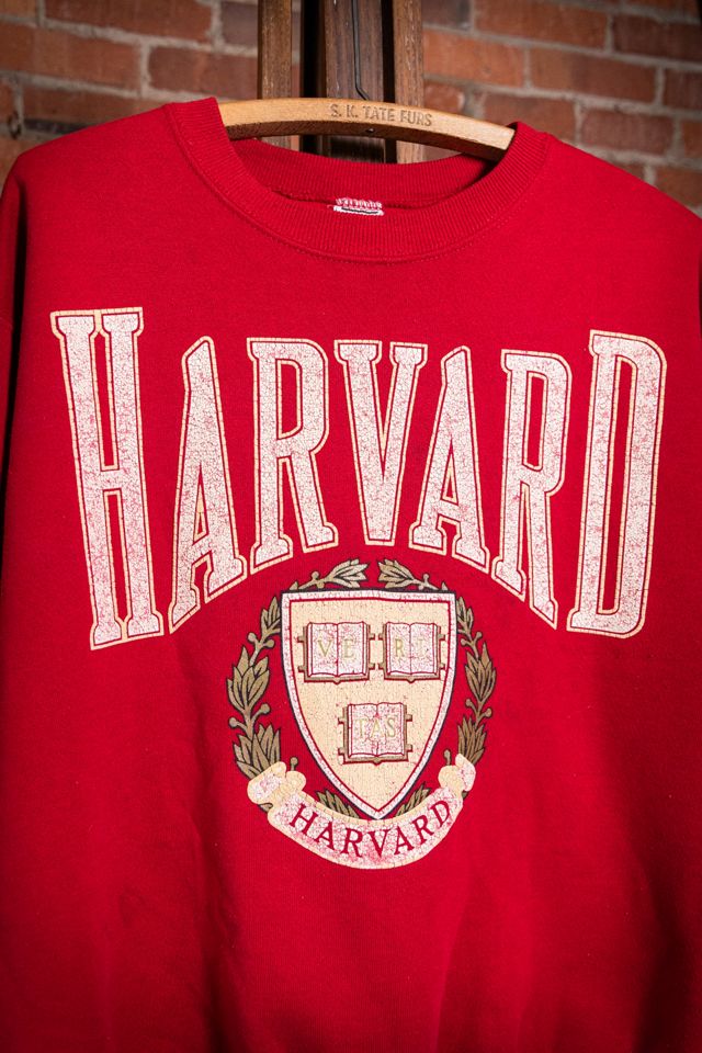 Vintage 90s Harvard Red Sweatshirt Selected by Black Shag Vintage #2