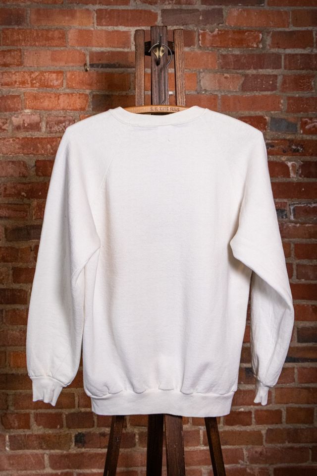 Vintage 80s Harvard White Sweatshirt Selected by Black Shag Vintage #2