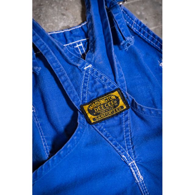 Vintage 70s Dee Cee Blue Overalls Selected by Black Shag Vintage #1