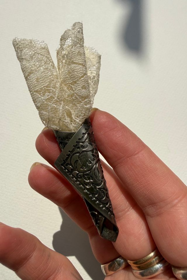 Lace Holder Brooch Selected by Wax Plant #1