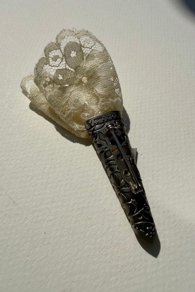 Lace Holder Brooch Selected by Wax Plant #2