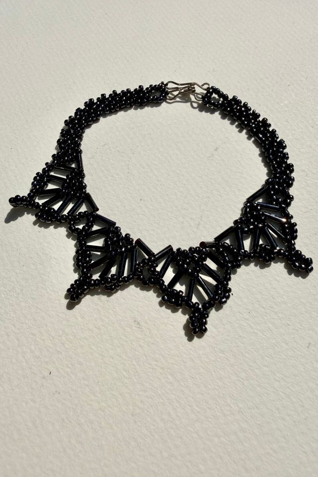 Dark Silver Beaded Ankle Bracelet Selected by Wax Plant #1