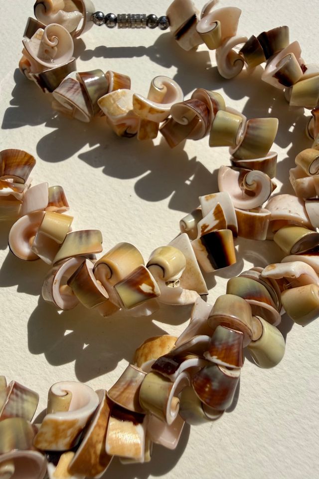 Vintage Curly Shell Necklace Selected by Wax Plant #1